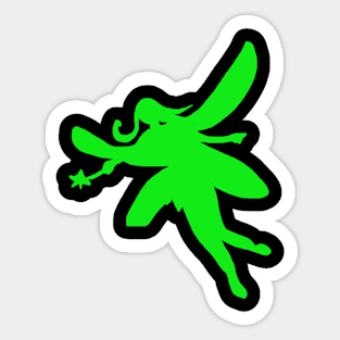 Green Fairy Sticker